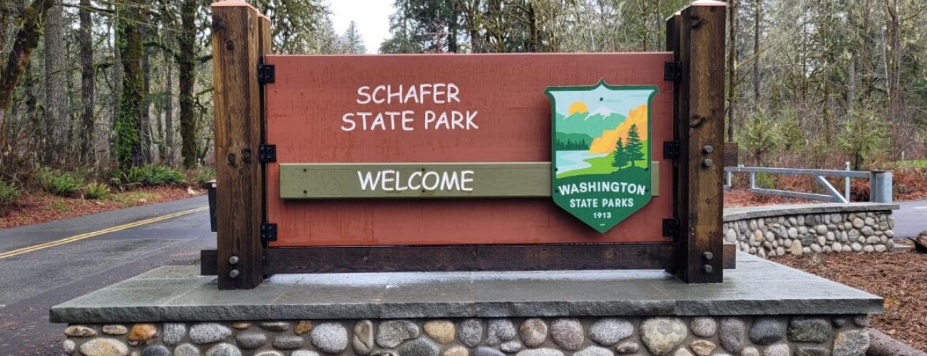 entrance sign to new campground