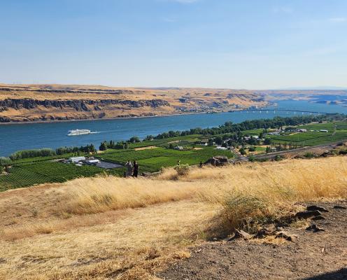 maryhill state park view of the columbia