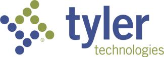 tyler technologies logo blue and green.