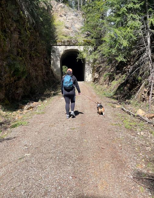 Lake Easton State Park tunnel