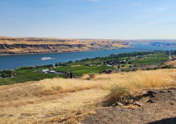 maryhill state park view of the columbia