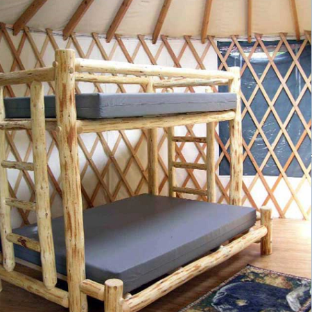 Paradise Point Yurt Interior