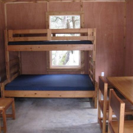 Twin Harbors Cabin interior bunkbed