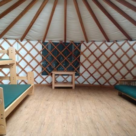 Twin Harbors Yurt Interior