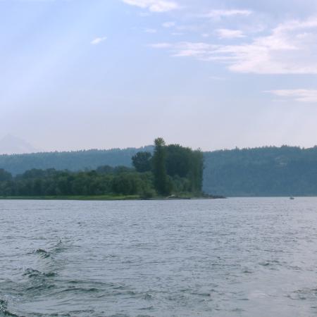 Reed Island mountain view.