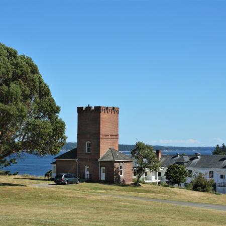 Alexanders Castle by a Madrona Tree