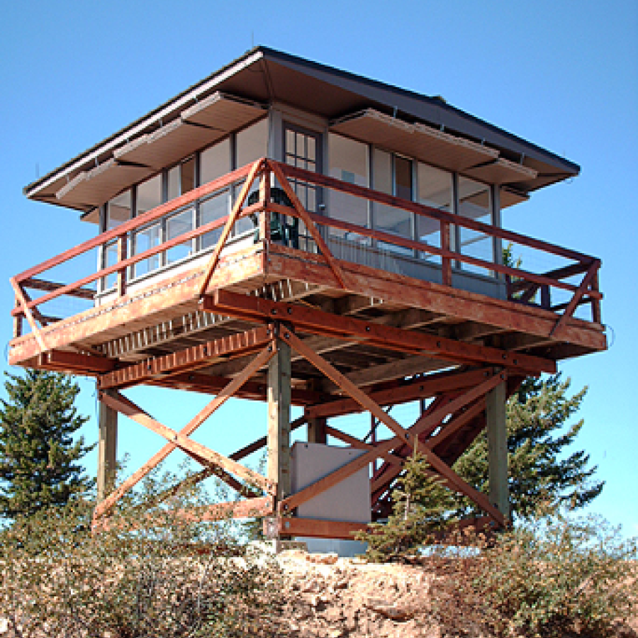 Quartz Mountain Fire Lookout Exterior