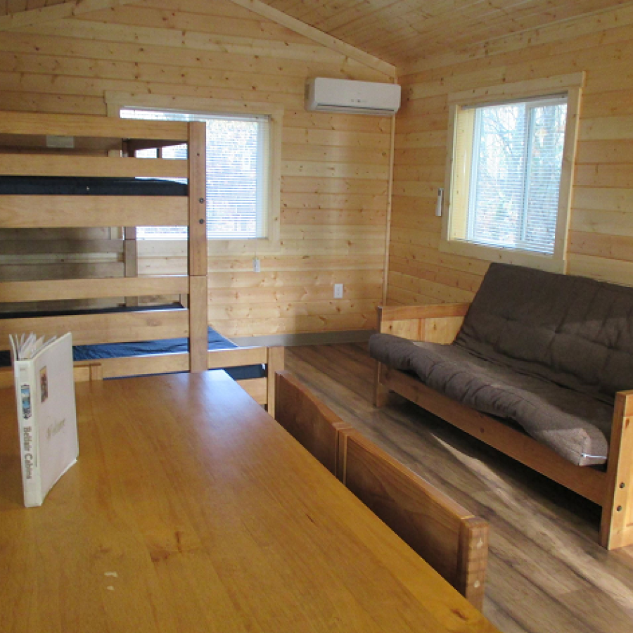 Belfair Cabin Interior