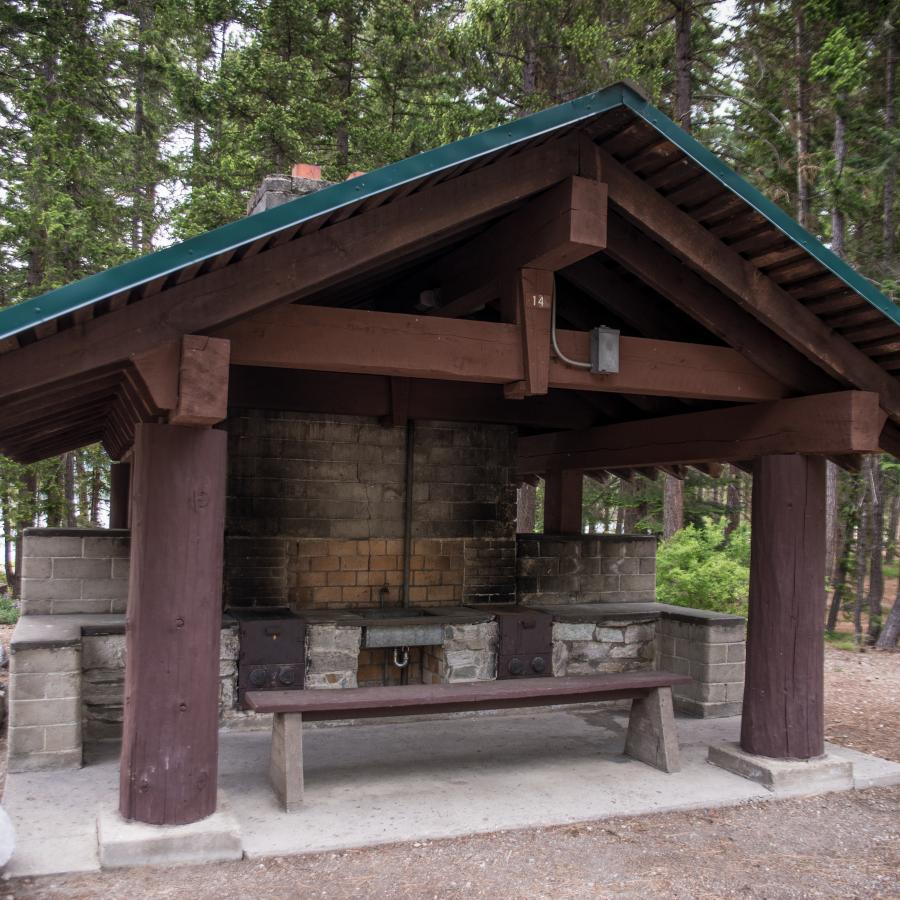 Lake Wenatchee, kitchen Shelter, picnic, cook, 