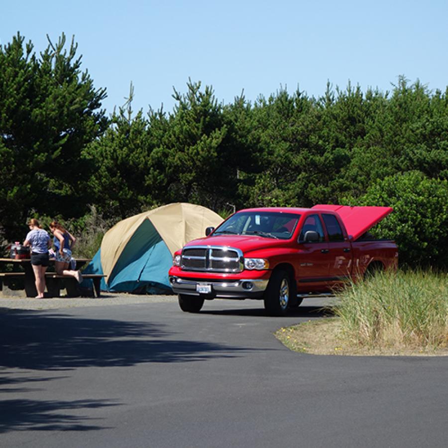 Grayland Beach camping ocean coast 